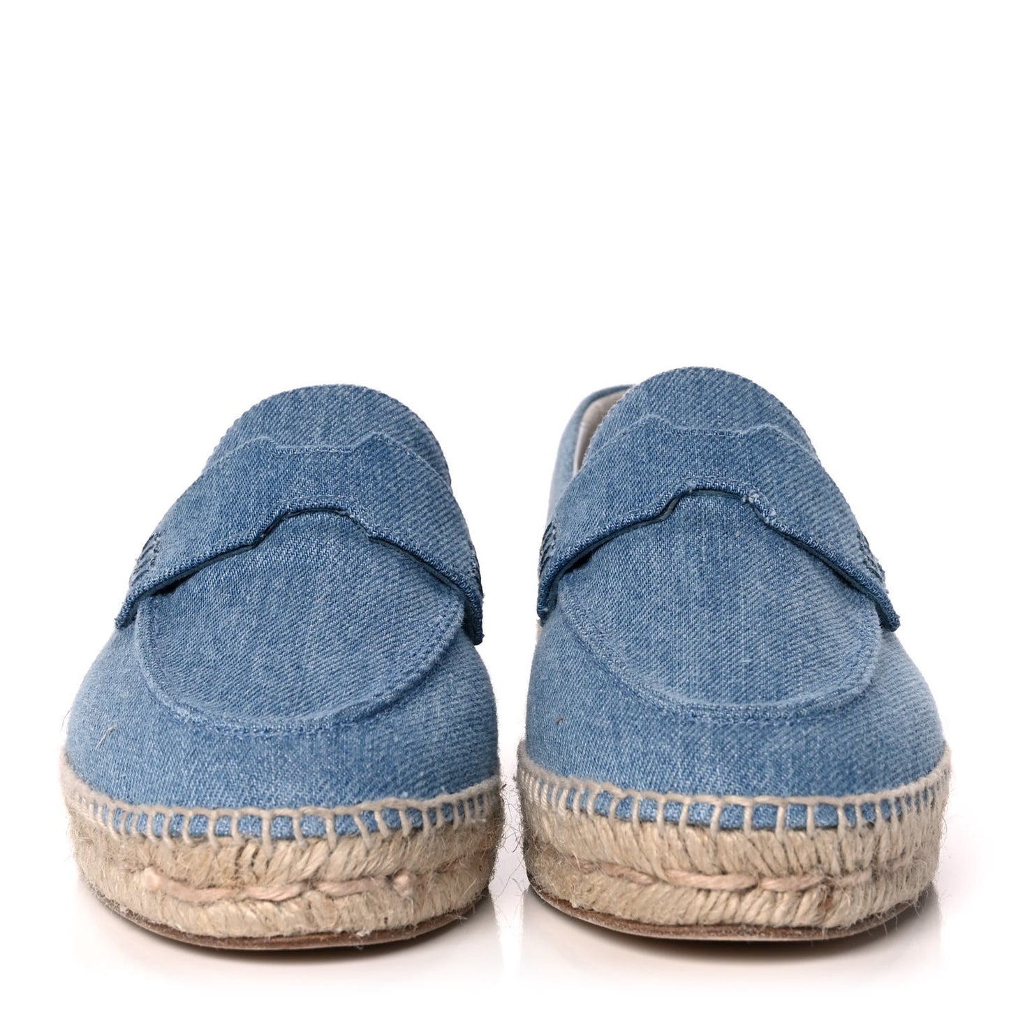 Denim Canvas Womens Trip Espadrilles 37 Bleu Clair