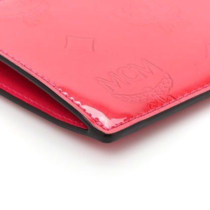 MCM Patent Monogram Key Pouch Red 8 of 9