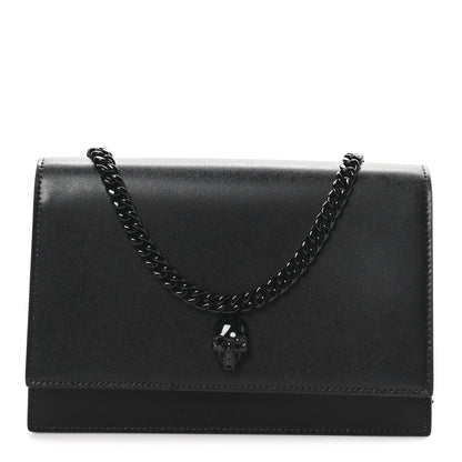 Alexander McQueen Calfskin Skull Small Crossbody Bag Black 1 of 10