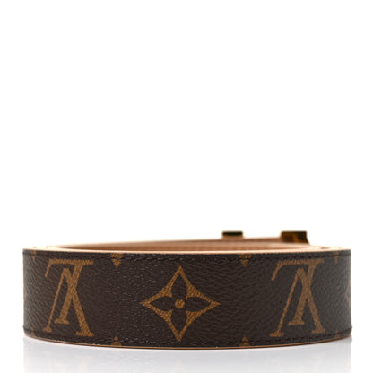 Louis Vuitton Monogram Calfskin 30mm LV Initiales Reversible Belt 85 34 Arizona 2 of 5