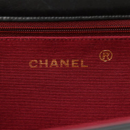Chanel Lambskin Chevron Quilted Small Single Flap Black 6 of 12