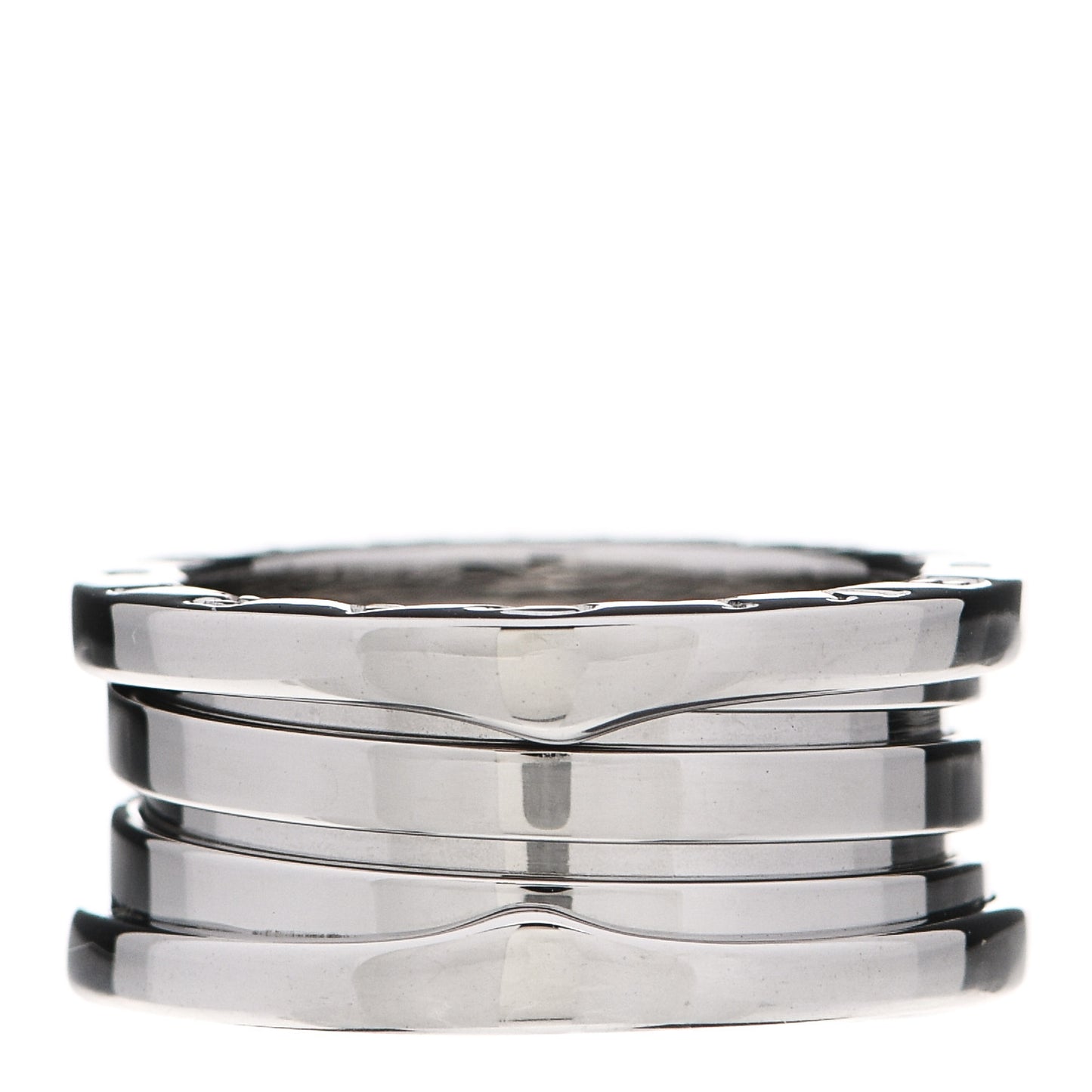 18K White Gold B.Zero1 Three-Band Ring 50 5.25