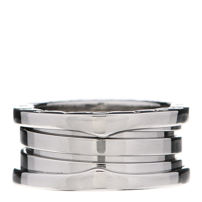 Bulgari 18K White Gold B.Zero1 Three-Band Ring 50 5.25 3 of 4