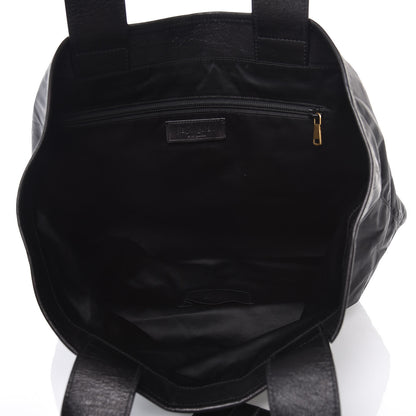 Saint Laurent Satin Tanger Tote Black 5 of 12