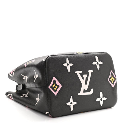 Louis Vuitton Monogram Giant Wild At Heart Neonoe MM Black 4 of 10