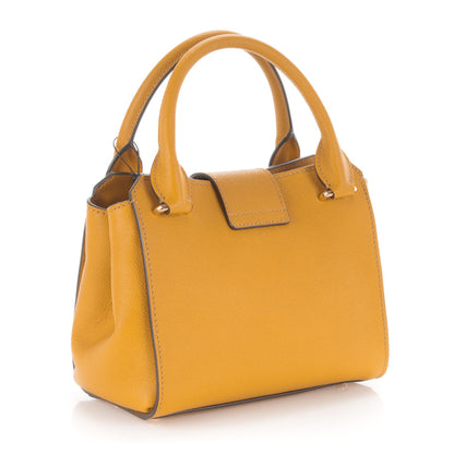 Burberry Soft Grain Calfskin Small Buckle Tote Bright Straw 5 of 10