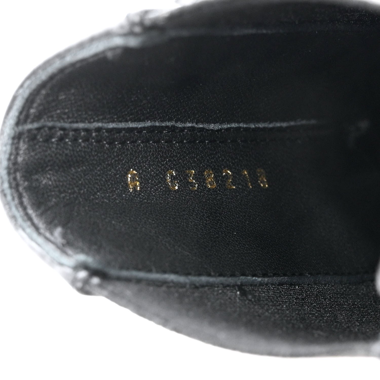 Chanel Crumpled Calfskin Patent Cap Toe Short Boots 37 Black 6 of 9