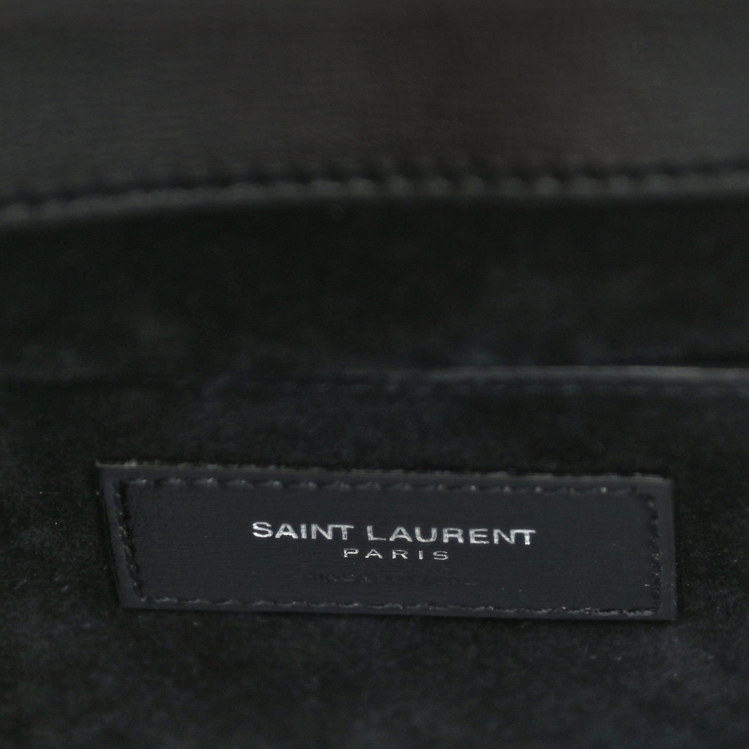 Saint Laurent Calfskin Medium Monogram Sunset Black 6 of 12