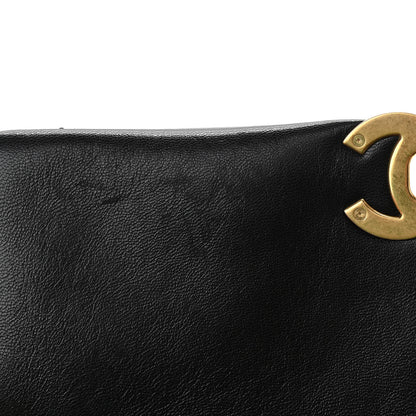 Chanel Goatskin Quilted Large Chanel 19 Flap Black 10 of 13