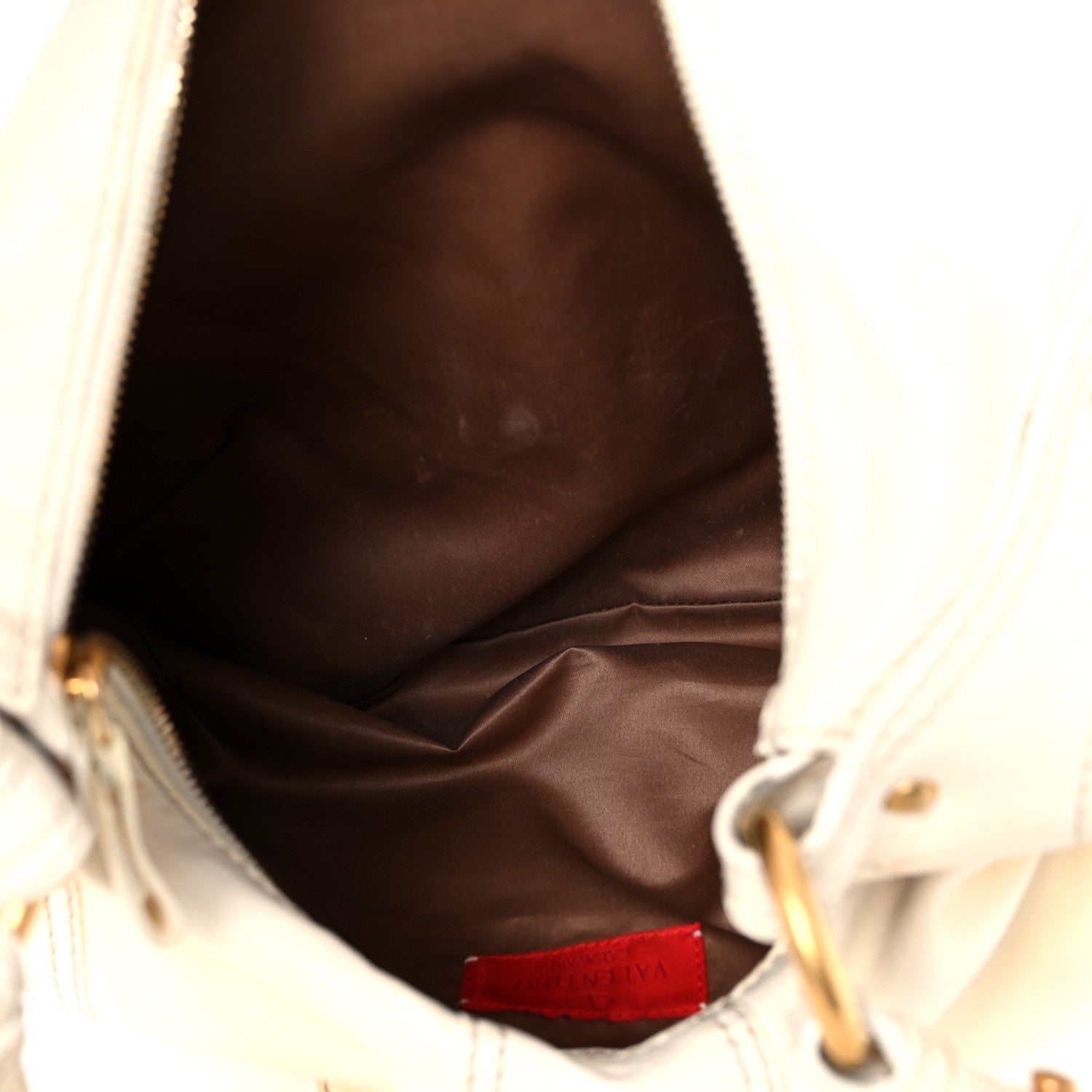 Valentino Garavani Lambskin Catch Hobo White 5 of 26