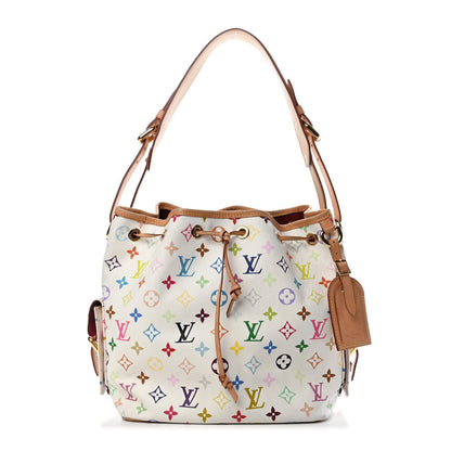 Louis Vuitton Monogram Multicolor Petit Noe White 1 of 4
