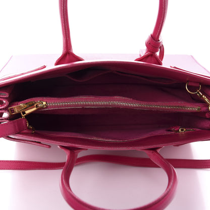 Saint Laurent Calfskin Sac De Jour Lipstick Fuchsia 6 of 14