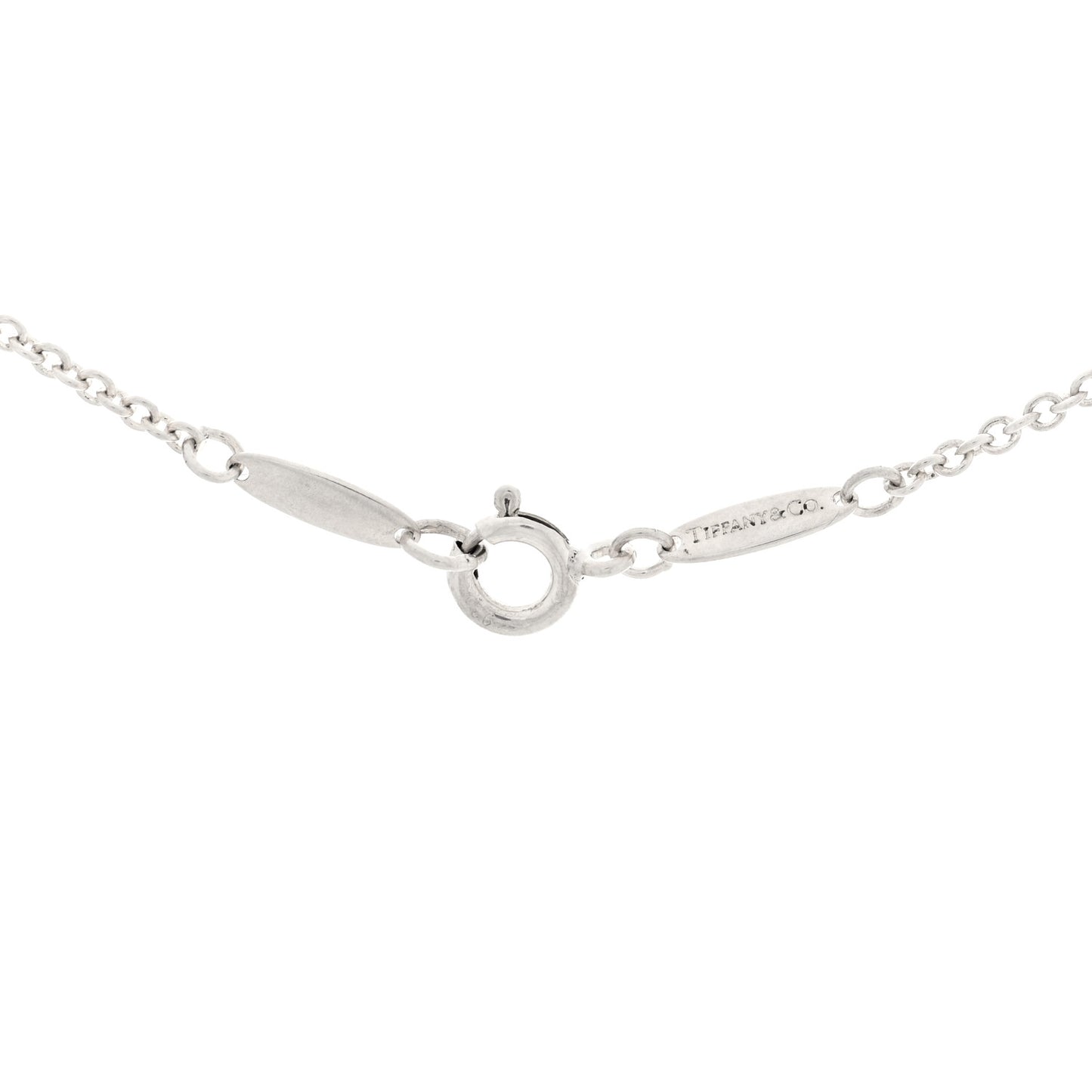 Sterling Silver Pearl Elsa Peretti Mesh Pendant Necklace
