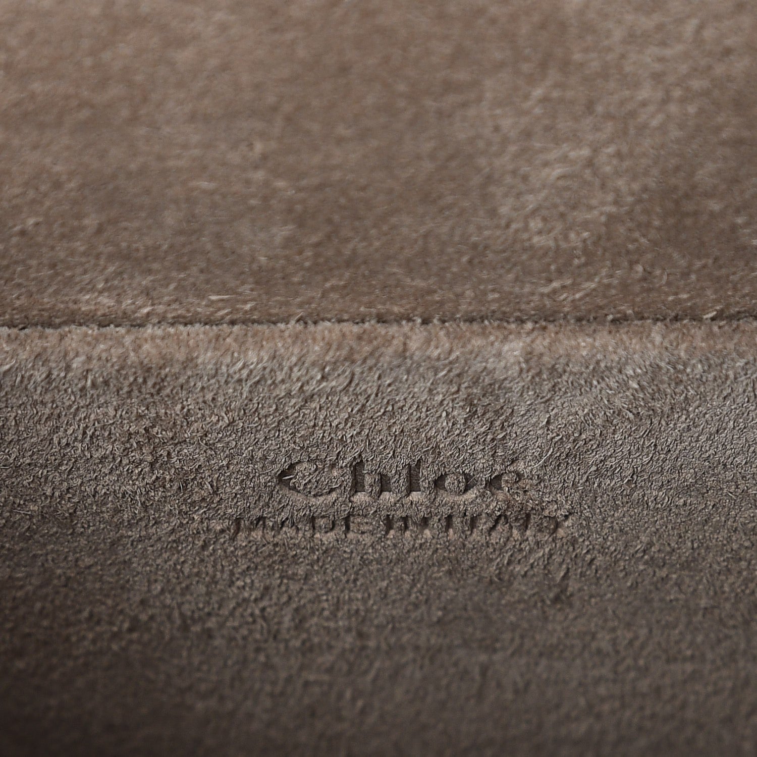 Chloe Calfskin Suede Paisley Patchwork Perforated Small Nile Bracelet Bag Motty Grey 7 of 8