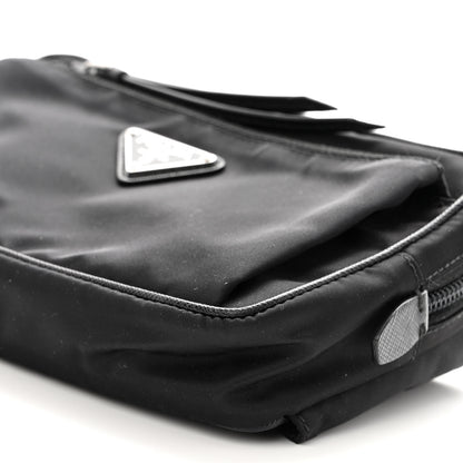 Prada Tessuto Nylon Saffiano Belt Bag Black 9 of 9