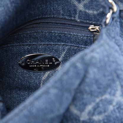 Chanel Denim CC Quilted Mini Square Flap Blue 6 of 11