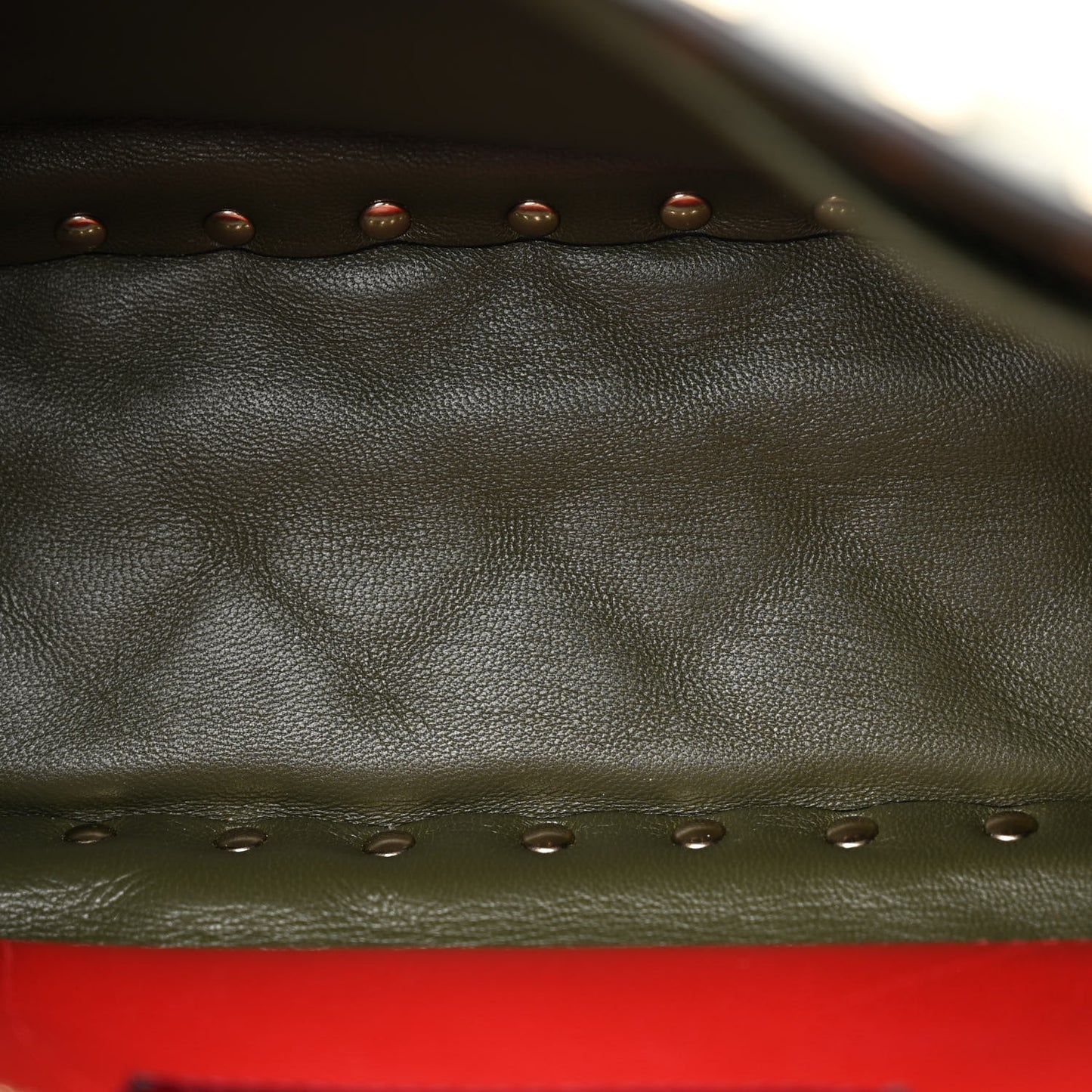 Nappa Medium Rockstud Spike Shoulder Bag Oasis