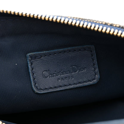 Christian Dior Monogram Mini Saddle Pochette Navy 6 of 12