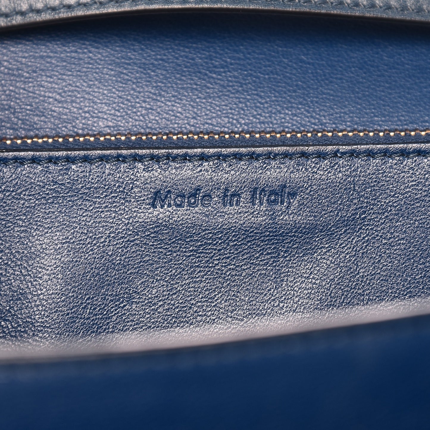 Box Calfskin Medium Classic Box Flap Bag Blue