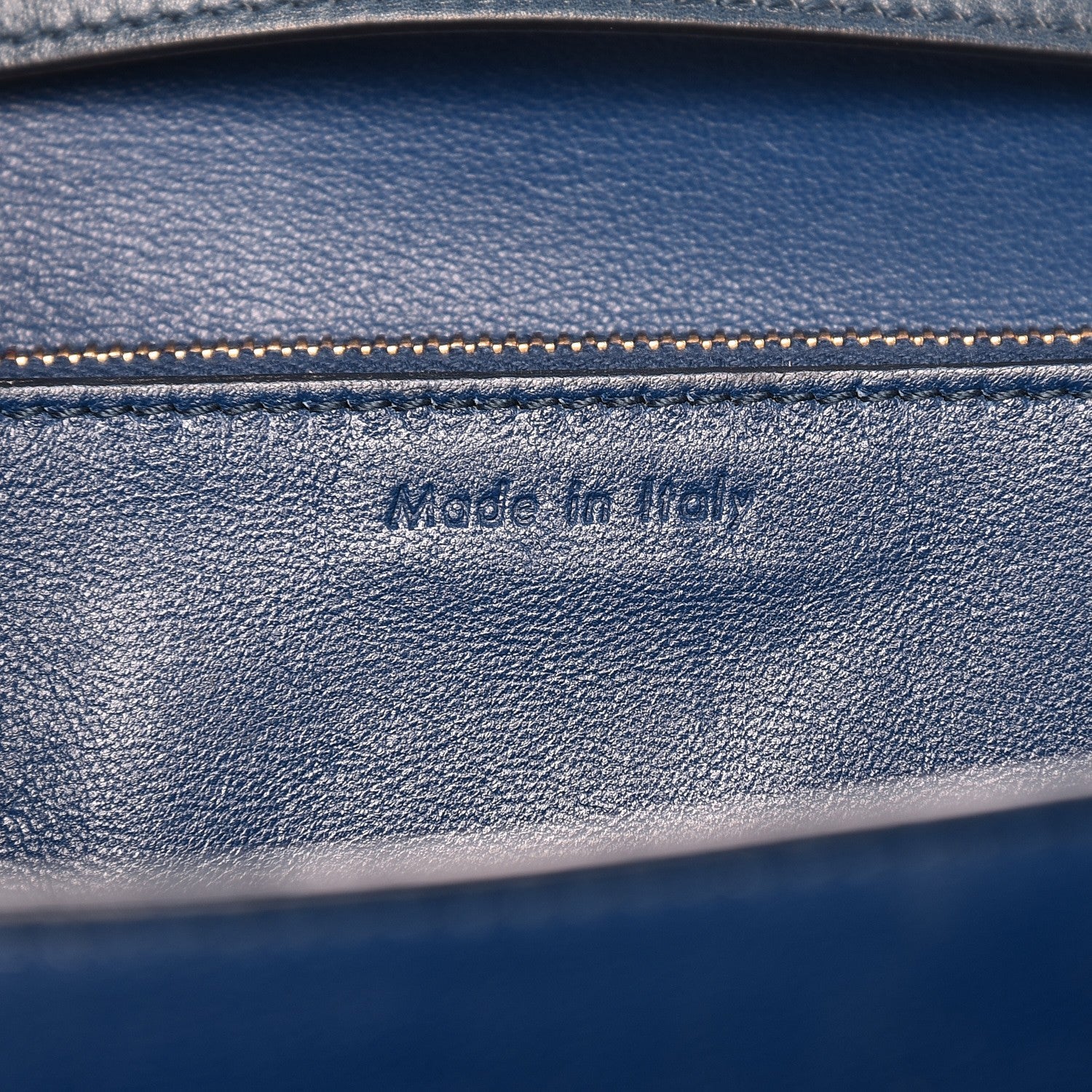 Celine Box Calfskin Medium Classic Box Flap Bag Blue 6 of 10