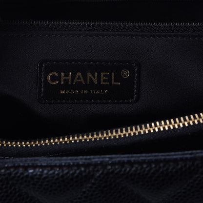 Chanel Caviar Quilted Grand Shopping Tote GST Black 6 of 7