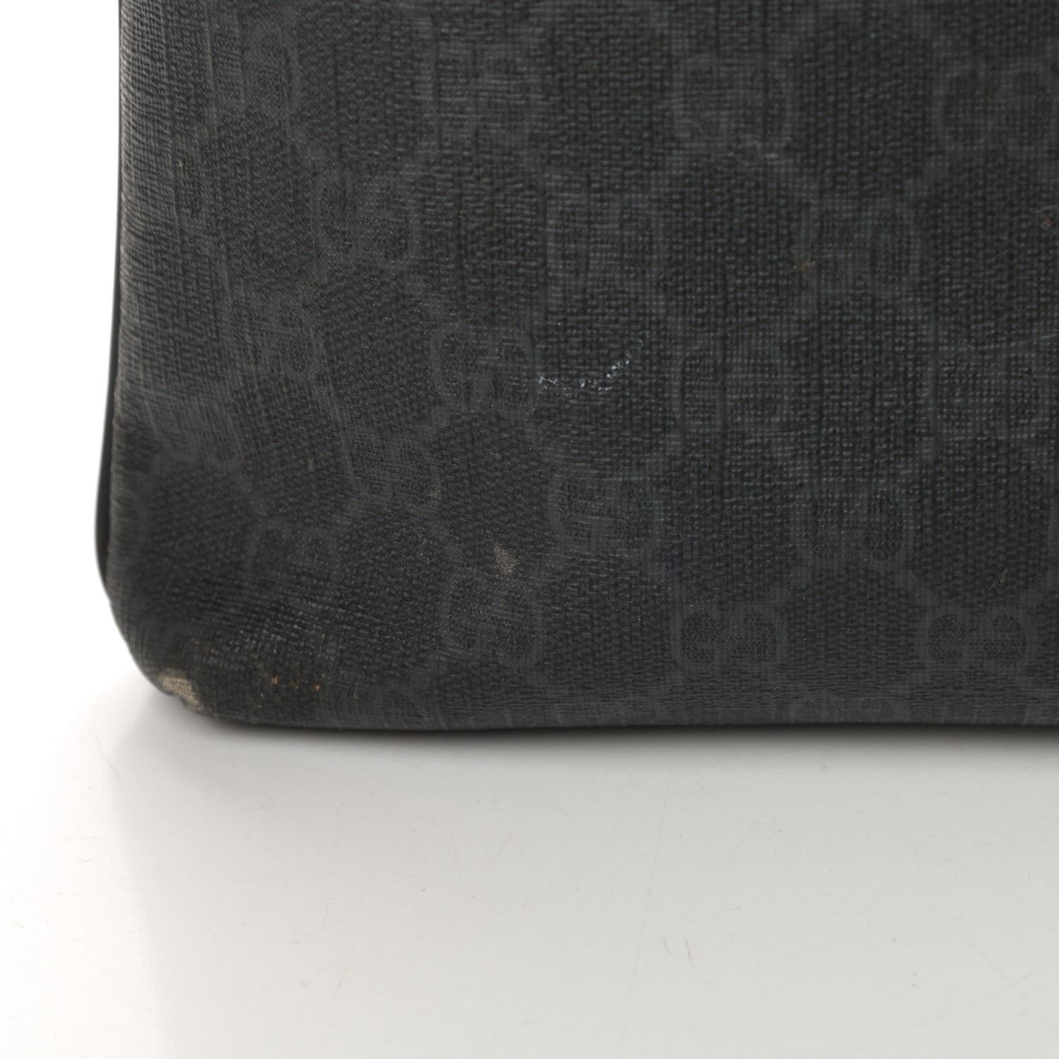 Gucci GG Supreme Monogram Crossbody Messenger Bag Black Grey 18 of 20