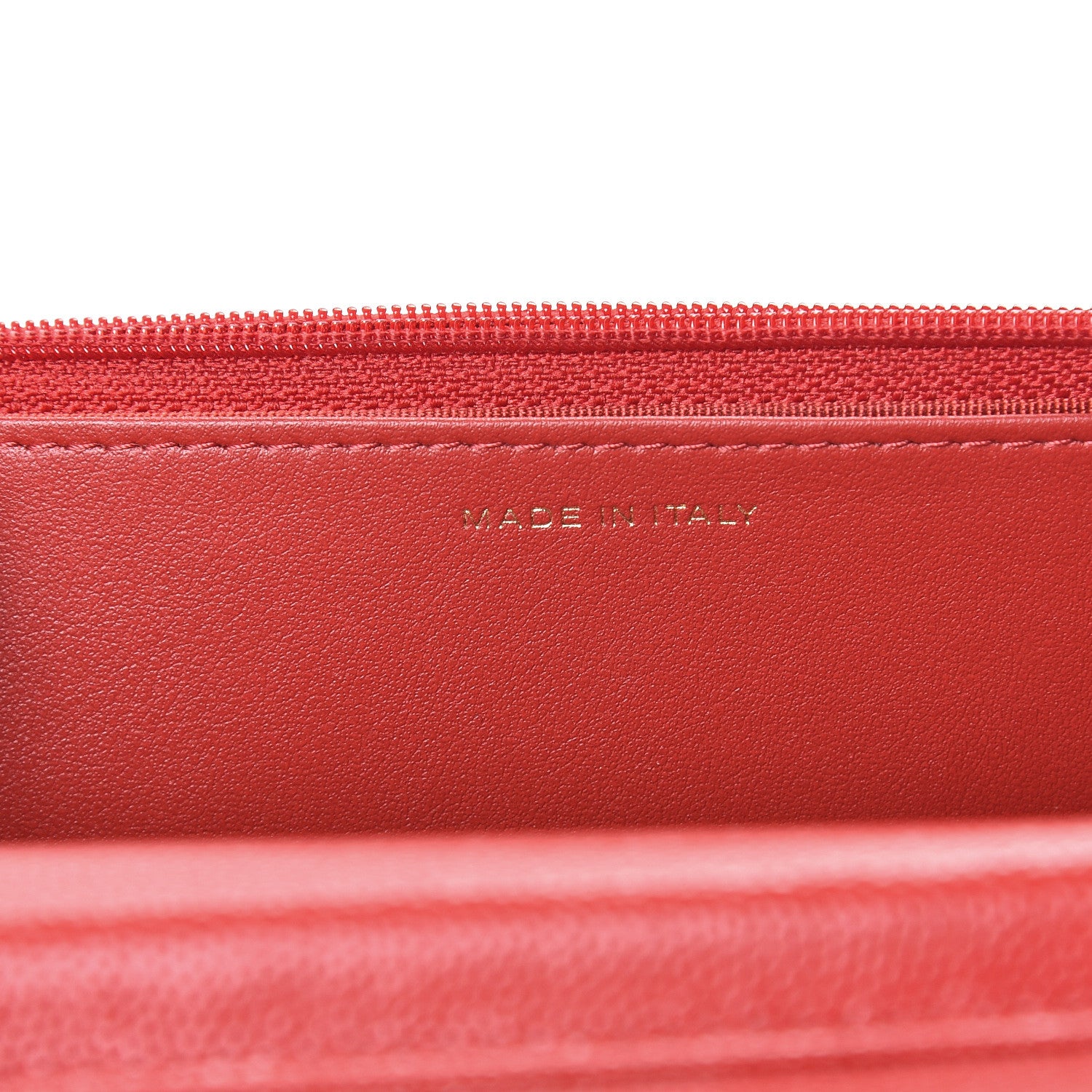 Chanel Caviar Quilted Wallet on Chain WOC Red 6 of 11