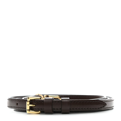 Louis Vuitton Calfskin 12mm Adjustable Shoulder Strap Brown 2 of 3