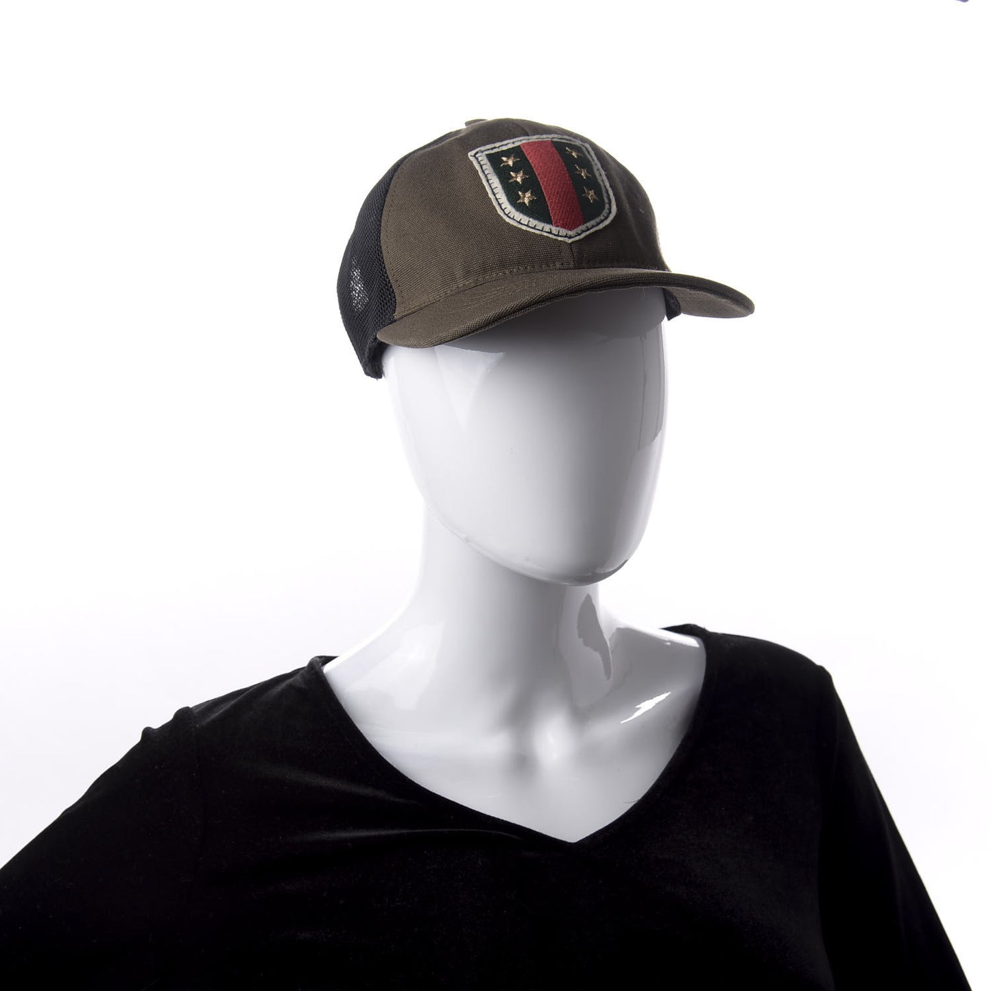Cotton Baseball Hat Military Green