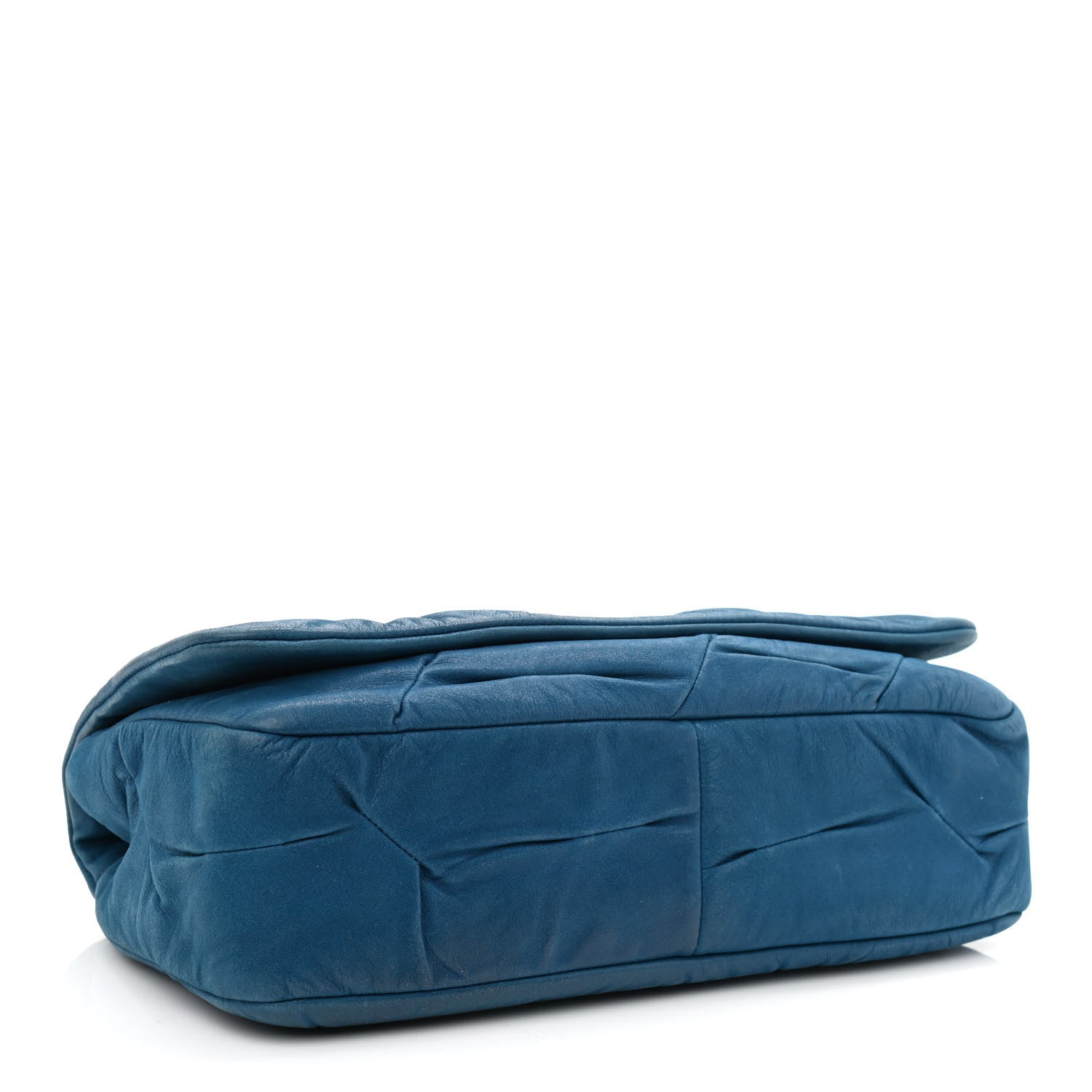 Chanel Iridescent Calfskin Glint Flap Blue 3 of 10