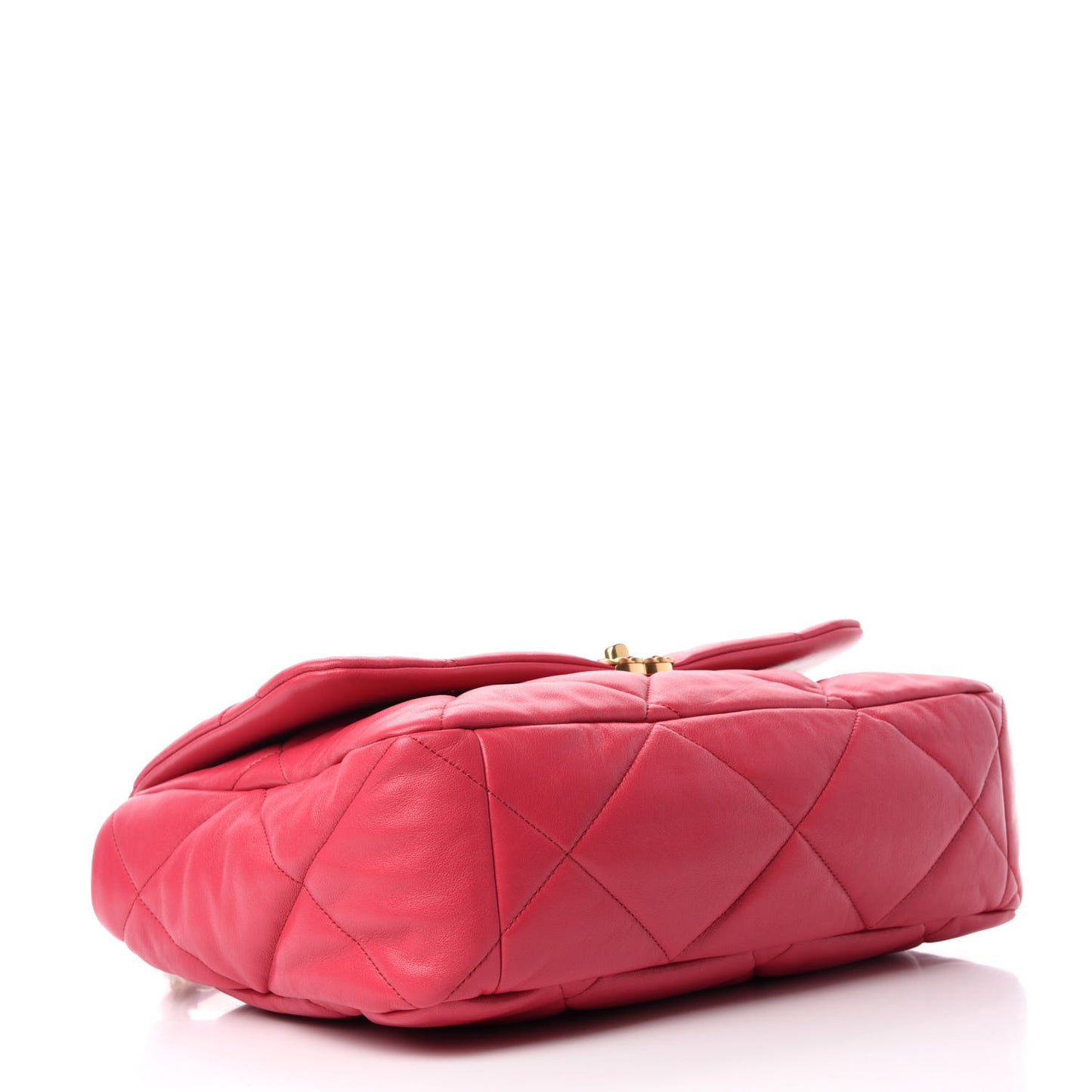 Goatskin Quilted Maxi Chanel 19 Flap Pink