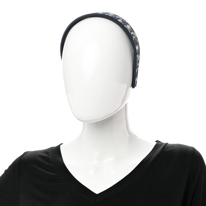 Christian Dior Oblique Headband Blue 2 of 9