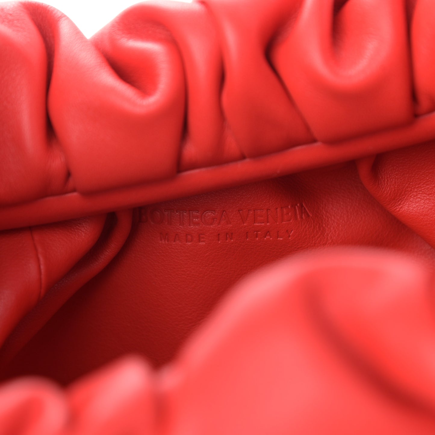 Smooth Butter Calfskin Small The Shoulder Pouch Red