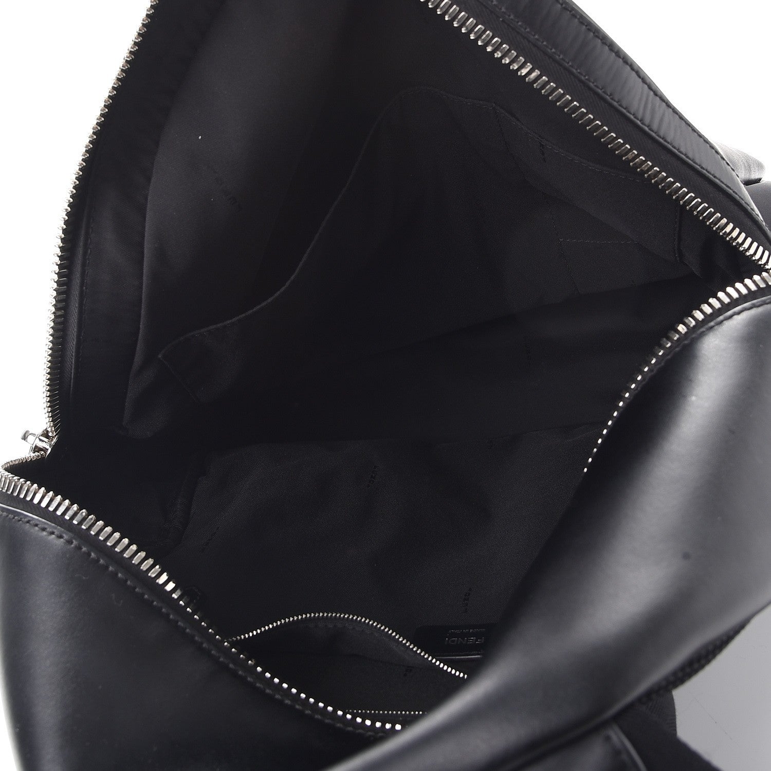 Fendi Nylon Vitello Liberty Face No Words Backpack Black 5 of 16