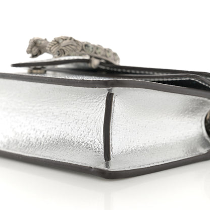 Gucci Metallic Calfskin Super Mini Dionysus Shoulder Bag Silver 10 of 10
