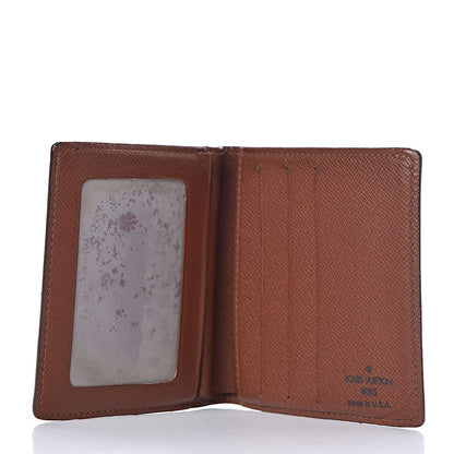 Louis Vuitton Monogram Mens Porte-Billets 3 Card Billfold Wallet 5 of 9