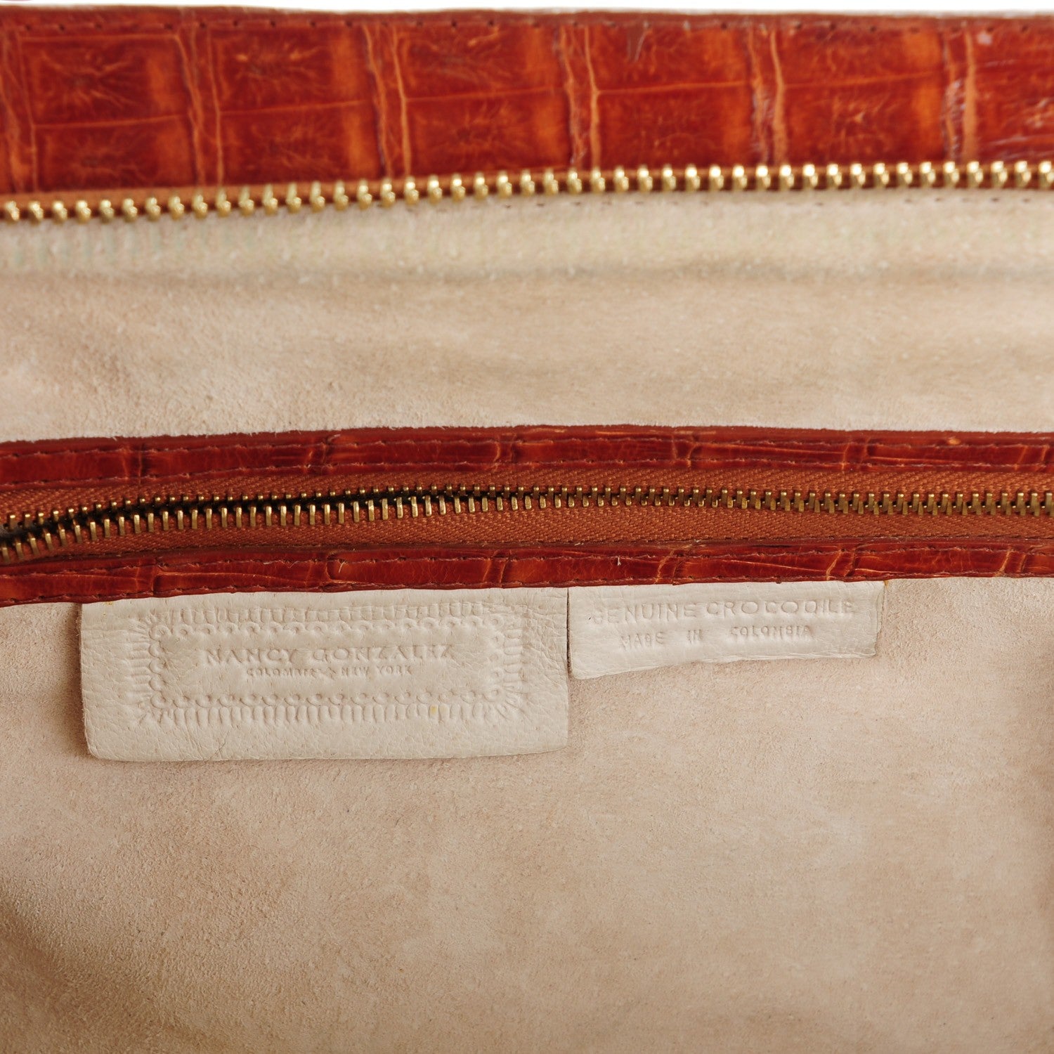 Nancy Gonzalez Crocodile Frame Bag Brown 6 of 7
