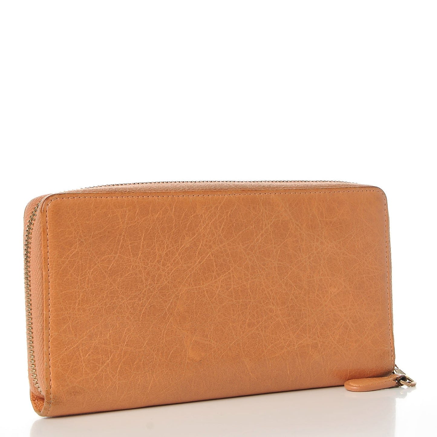 Agneau Giant 12 Rose Gold Hardware Continental Zip Around Wallet Rose Blush