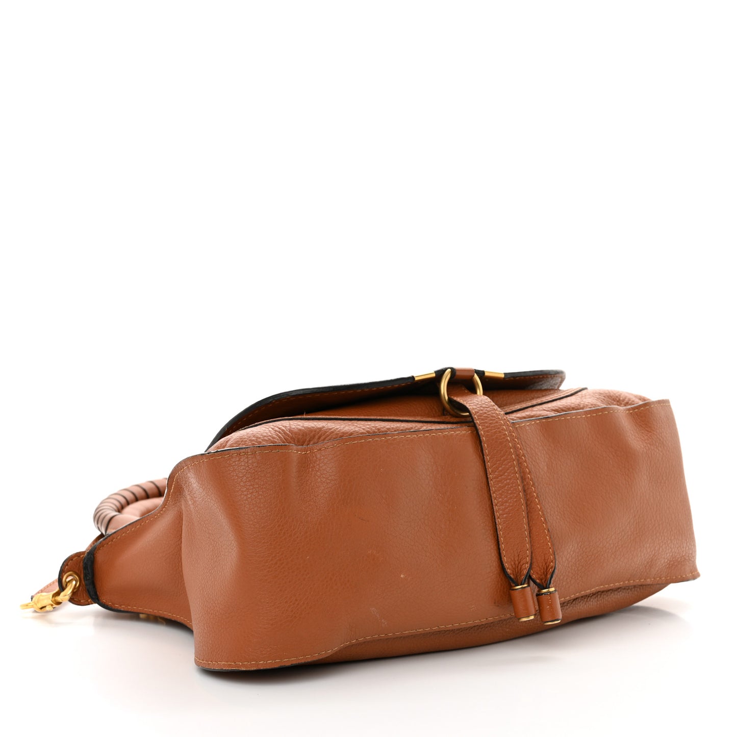 Calfskin Medium Marcie Satchel Tan