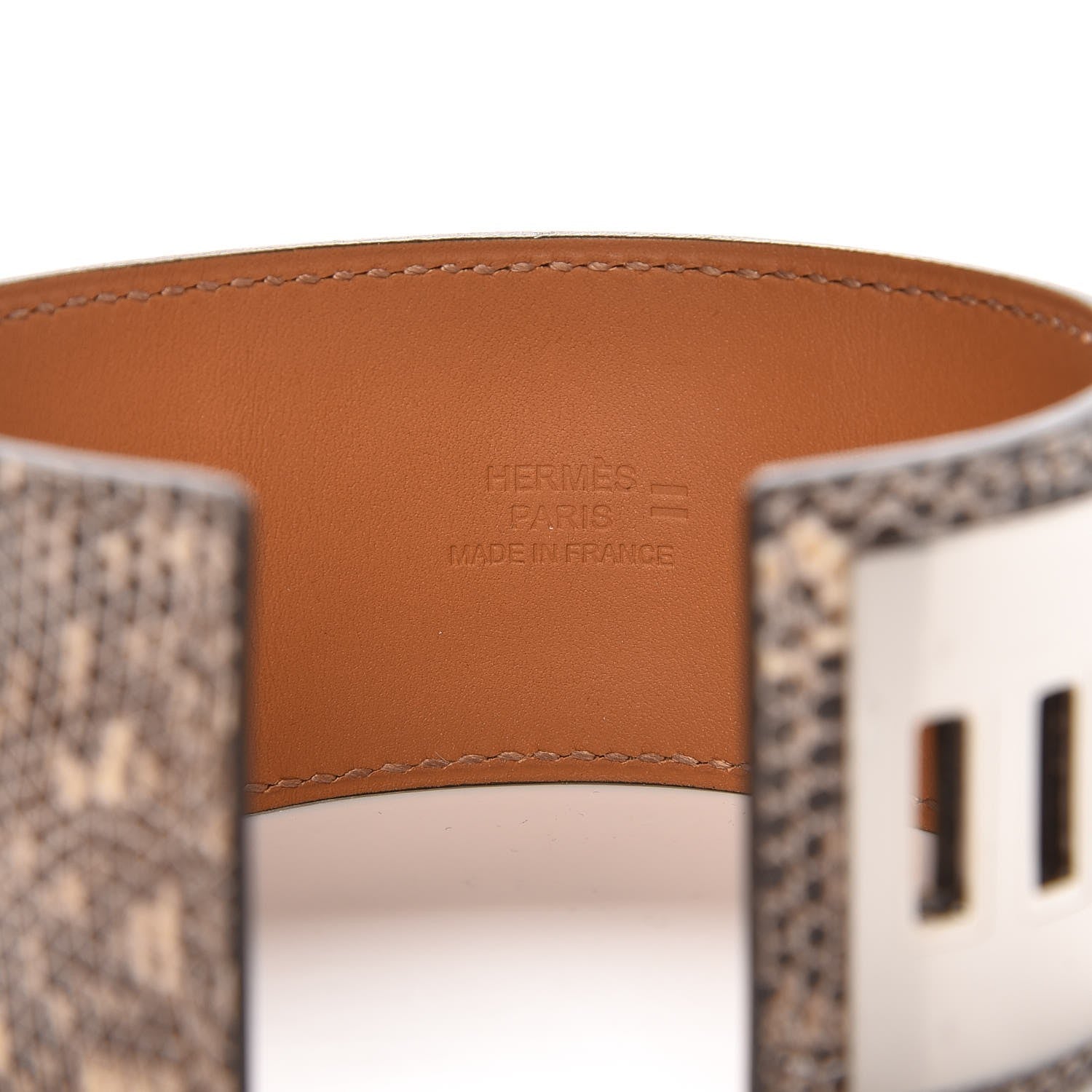 Hermes Lizard Collier De Chien CDC Bracelet S Ombre 5 of 7