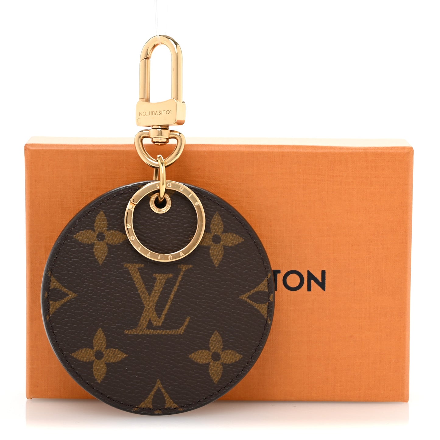 Monogram Reverse Key Holder Bag Charm