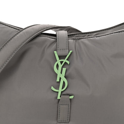 Saint Laurent Econyl Nylon Le 5 A 7 Hobo Grey 8 of 12