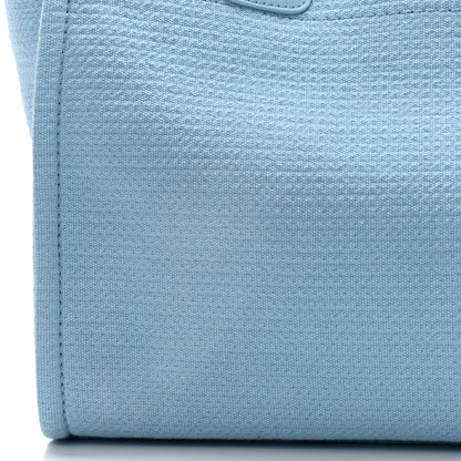 Chanel Mixed Fibers Small Deauville Tote Light Blue 13 of 13