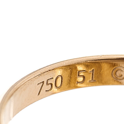Cartier 18K Pink Yellow White Gold Diamond Trinity 6 Band Ring 51 5.75 7 of 7
