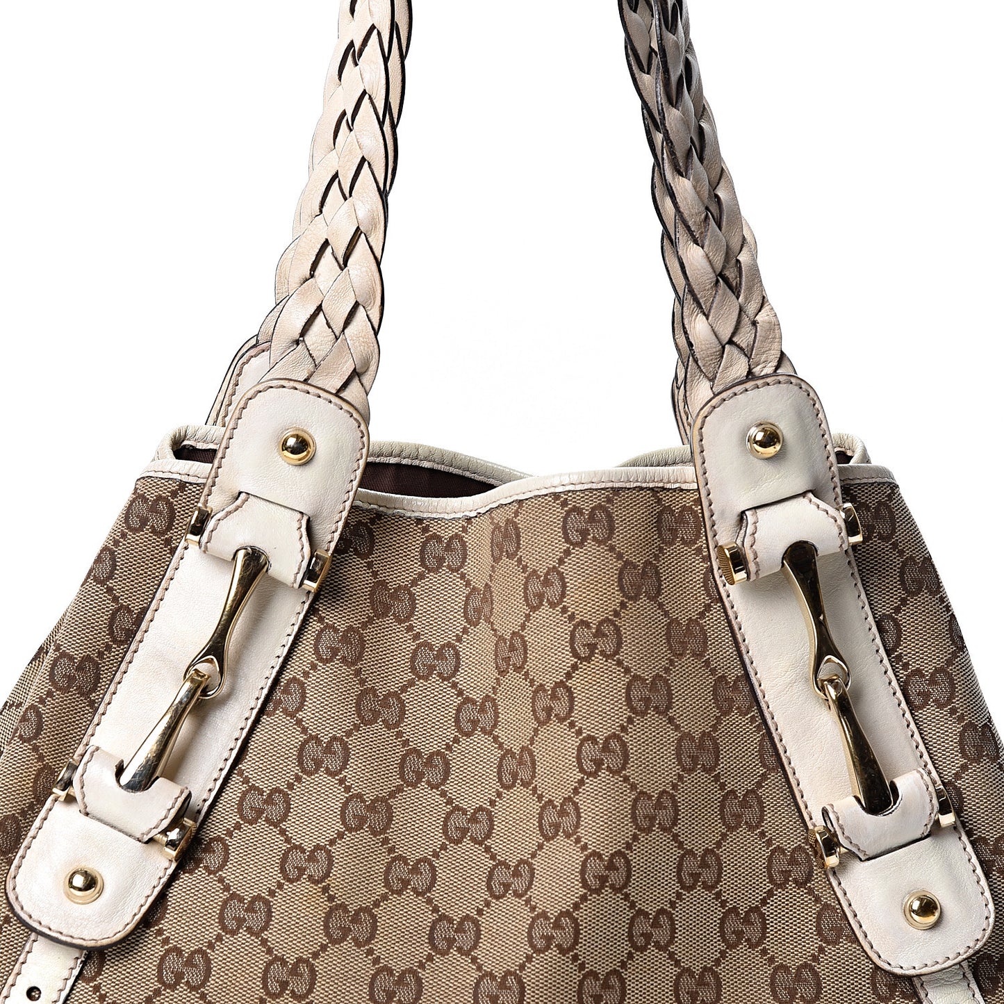 Monogram Small Pelham Shoulder Bag Off White