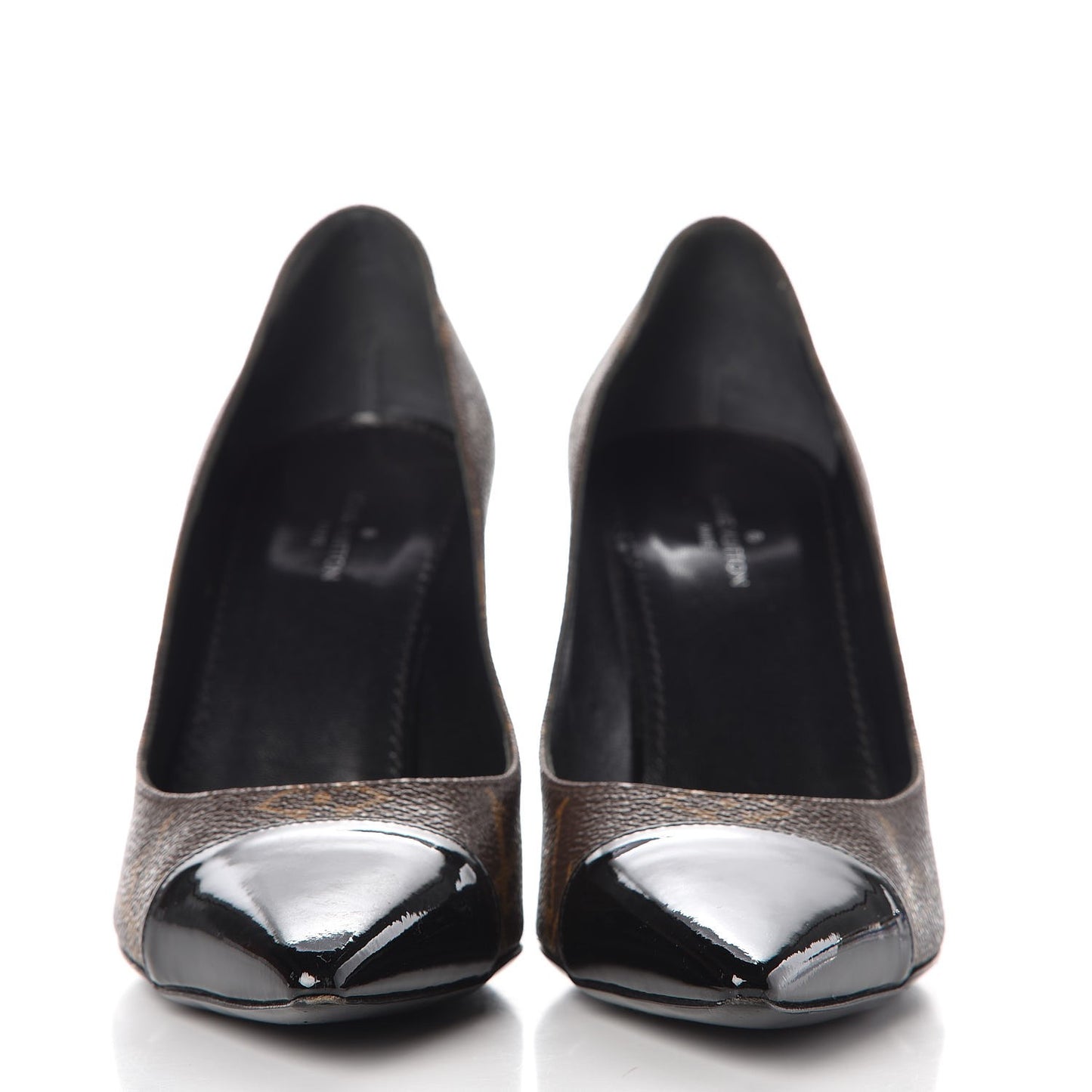 Patent Monogram Fetish Pumps 34.5