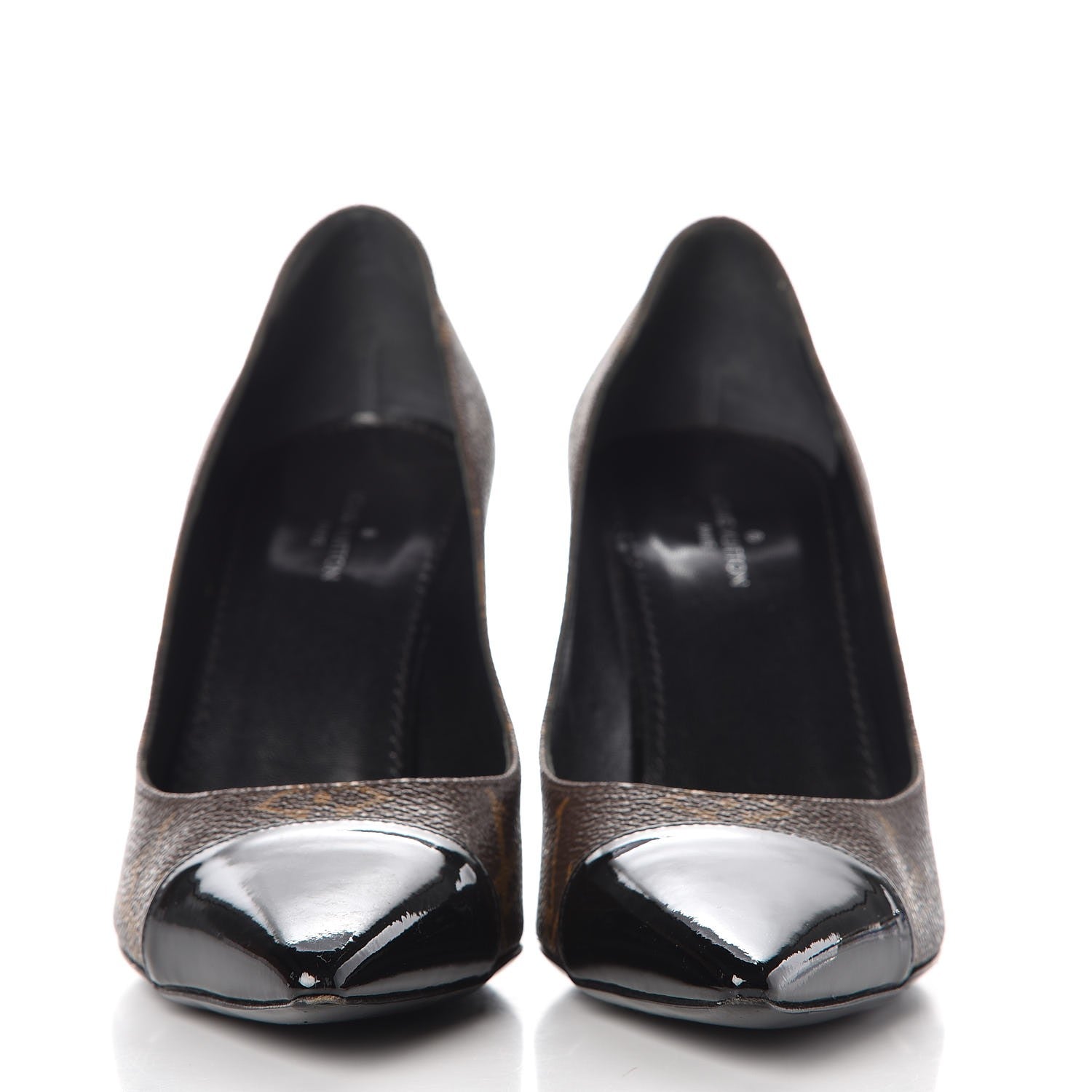 Louis Vuitton Patent Monogram Fetish Pumps 34.5 2 of 11