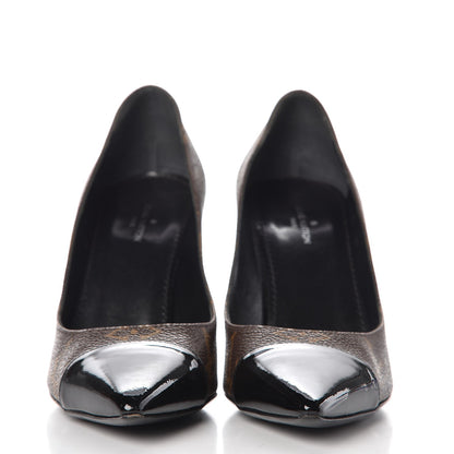 Louis Vuitton Patent Monogram Fetish Pumps 34.5 2 of 11