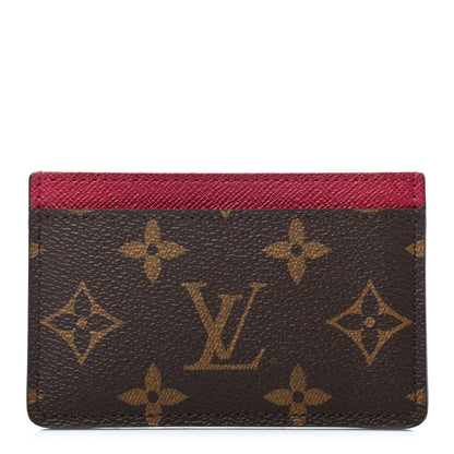 Louis Vuitton Monogram Card Holder Fuchsia 1 of 7