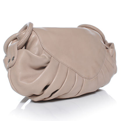 Chanel Lambskin Pleated Flap Bag Taupe 3 of 7